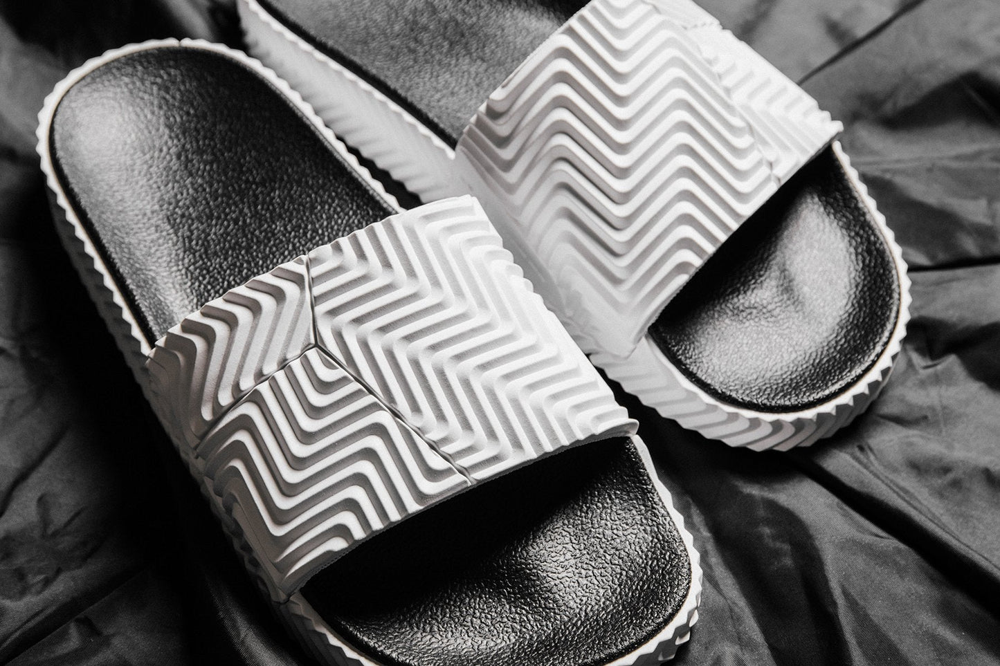 adidas Originals x Alexander Wang AW Adilette - White/Black