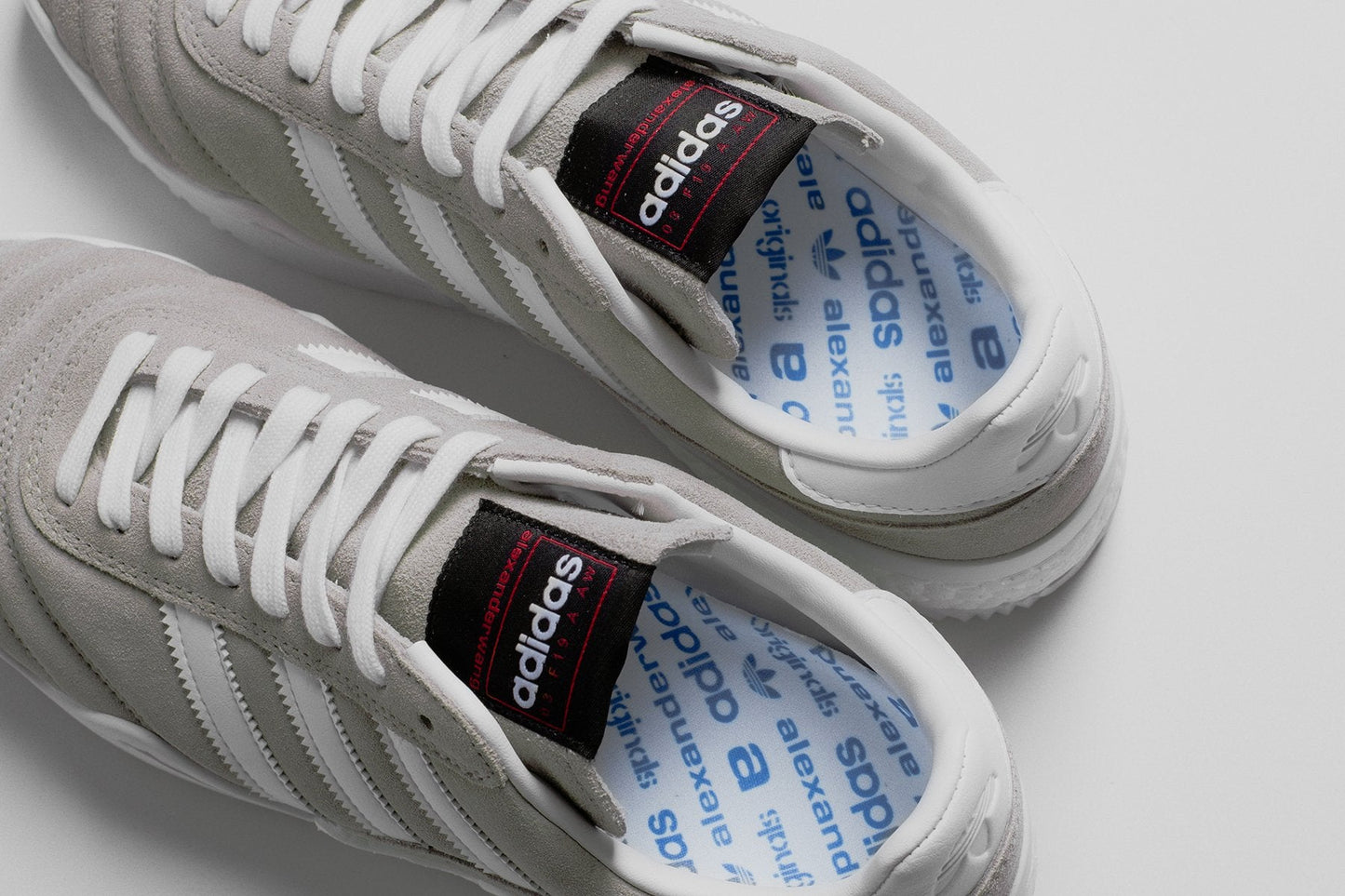 adidas Originals x Alexander Wang AW BBall Soccer - Clear Granite/Clear Granite/Core White