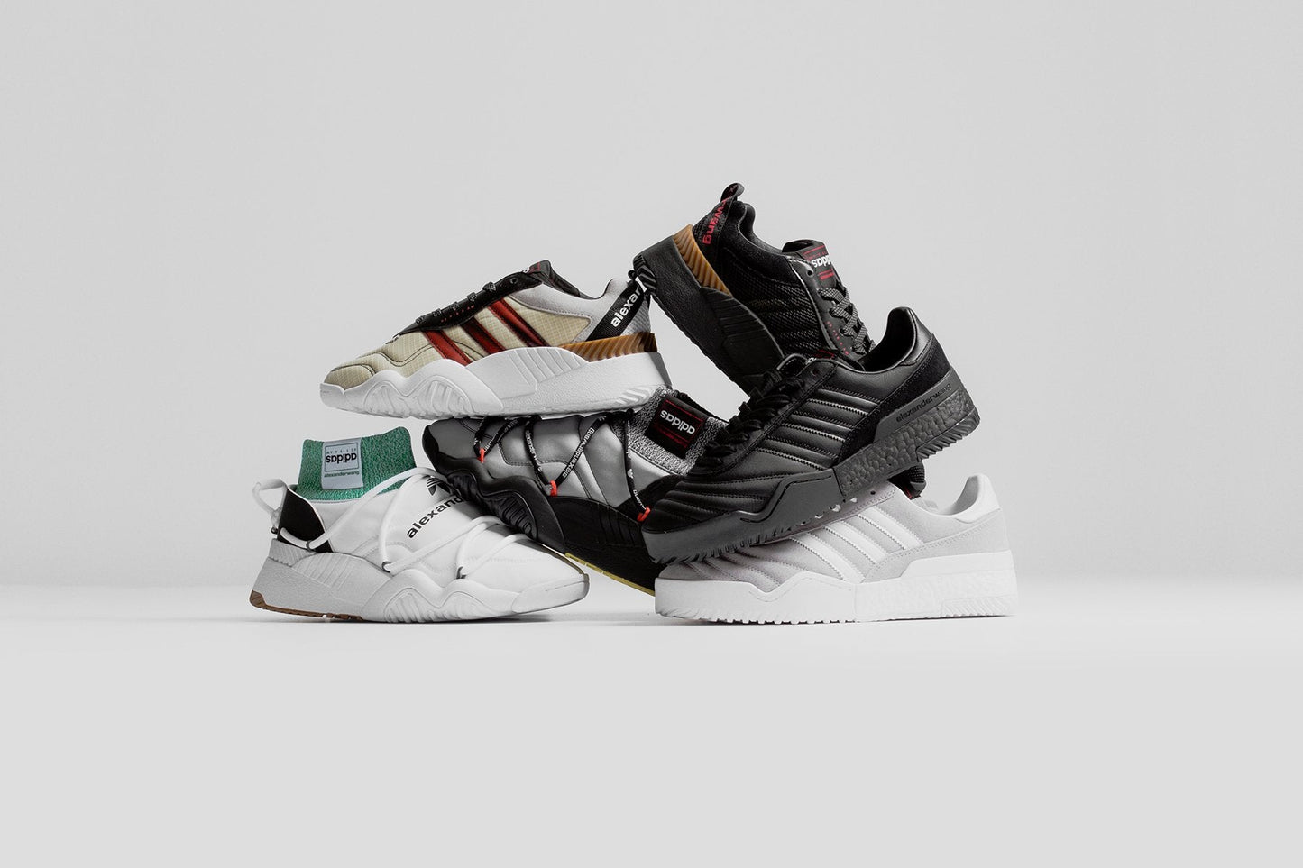 adidas Originals x Alexander Wang AW BBall Soccer - Core Back/Core Black/Core Black