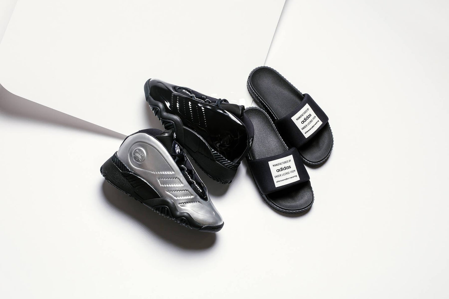 adidas Originals x Alexander Wang AW Futureshell - Platinum Metallic/Core Black