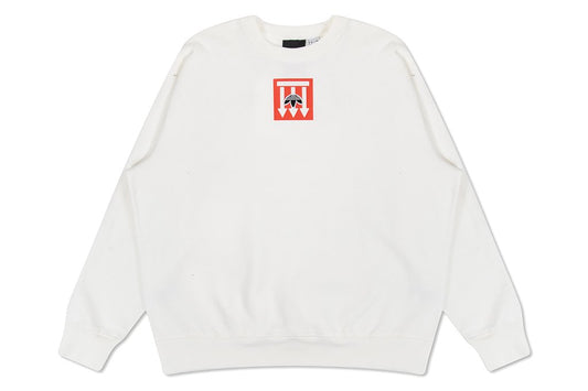 adidas Originals x Alexander Wang AW Graphic Crewneck - Core White/Borange