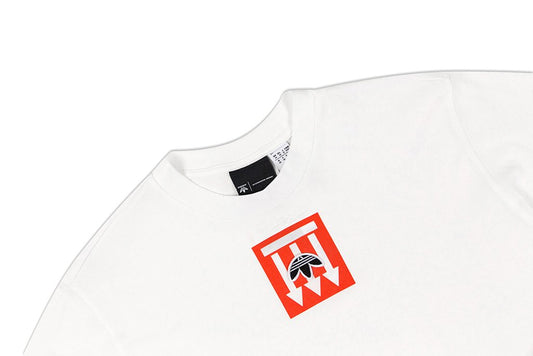 adidas Originals x Alexander Wang AW Graphic Tee - Core White/Borange