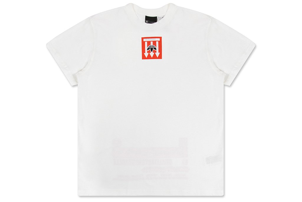 adidas Originals x Alexander Wang AW Graphic Tee - Core White/Borange