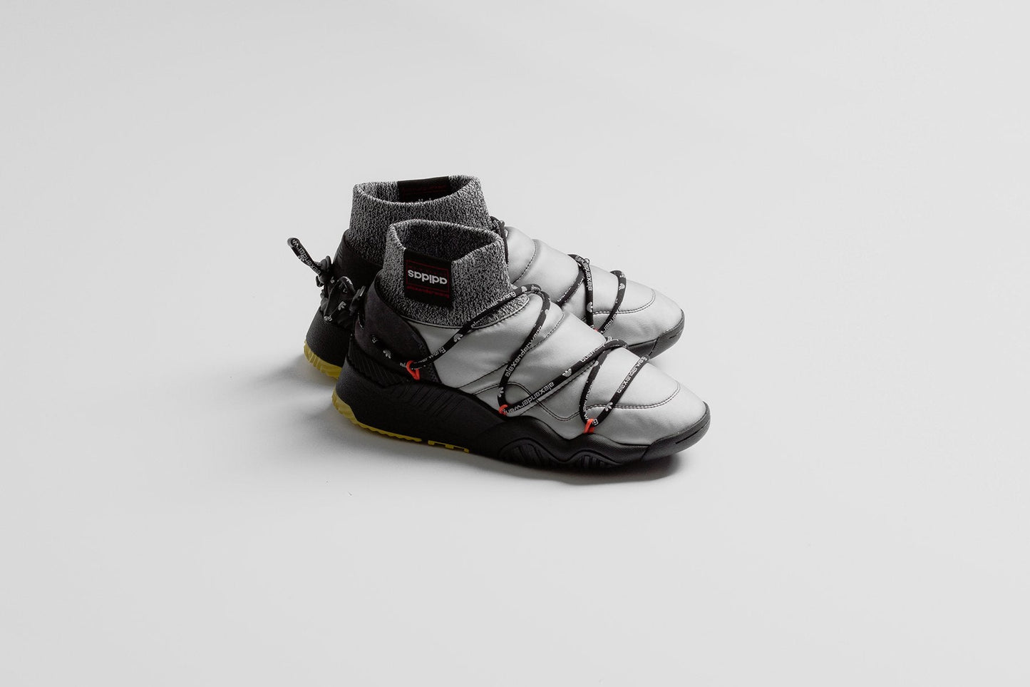 adidas Originals x Alexander Wang AW Puff Trainers - Matte Silver/Matte Silver/Core Black