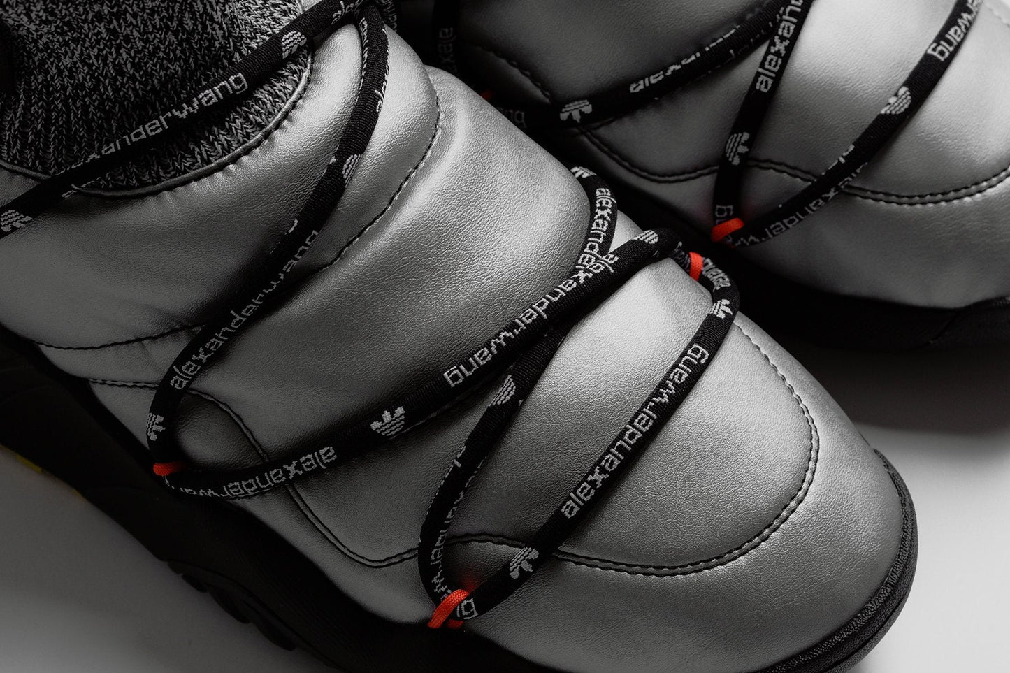 adidas Originals x Alexander Wang AW Puff Trainers - Matte Silver/Matte Silver/Core Black