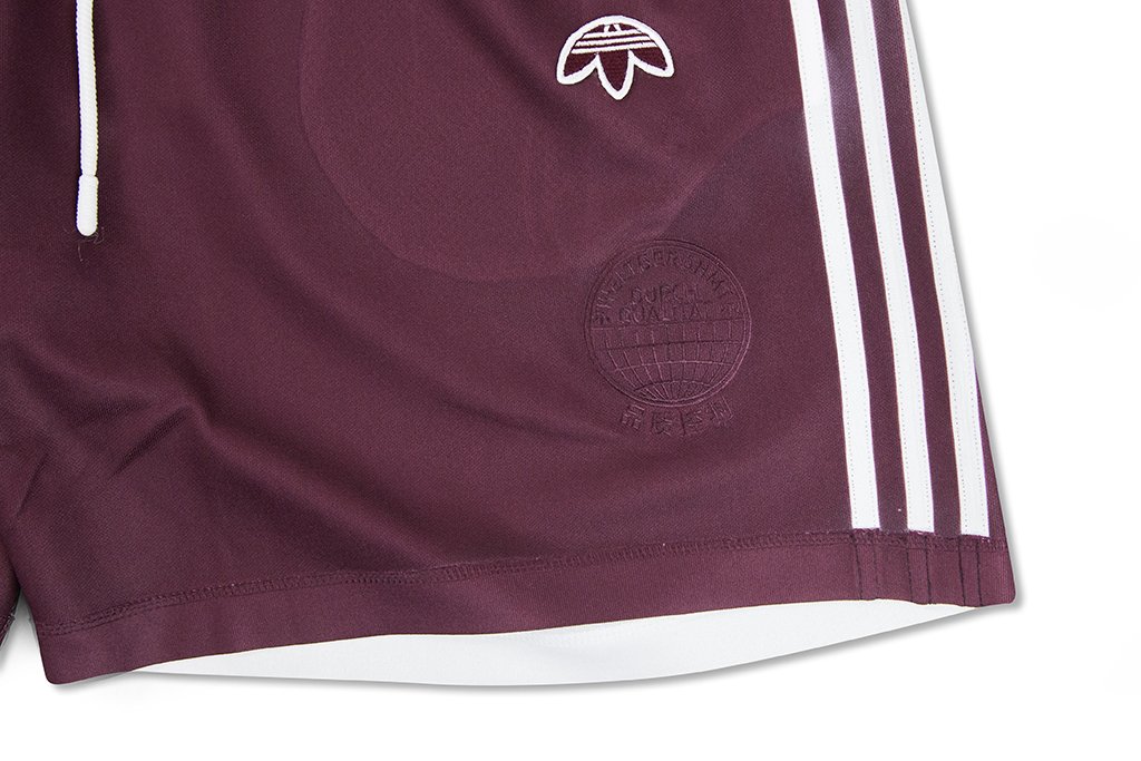 adidas Originals x Alexander Wang AW Shorts - Maroon/White