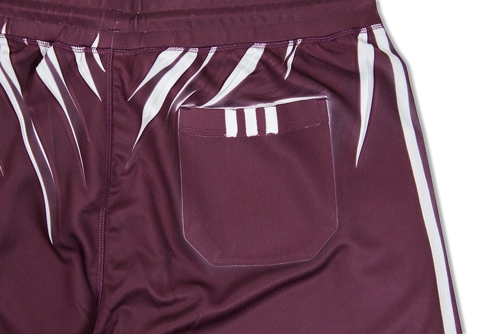 adidas Originals x Alexander Wang AW Shorts - Maroon/White
