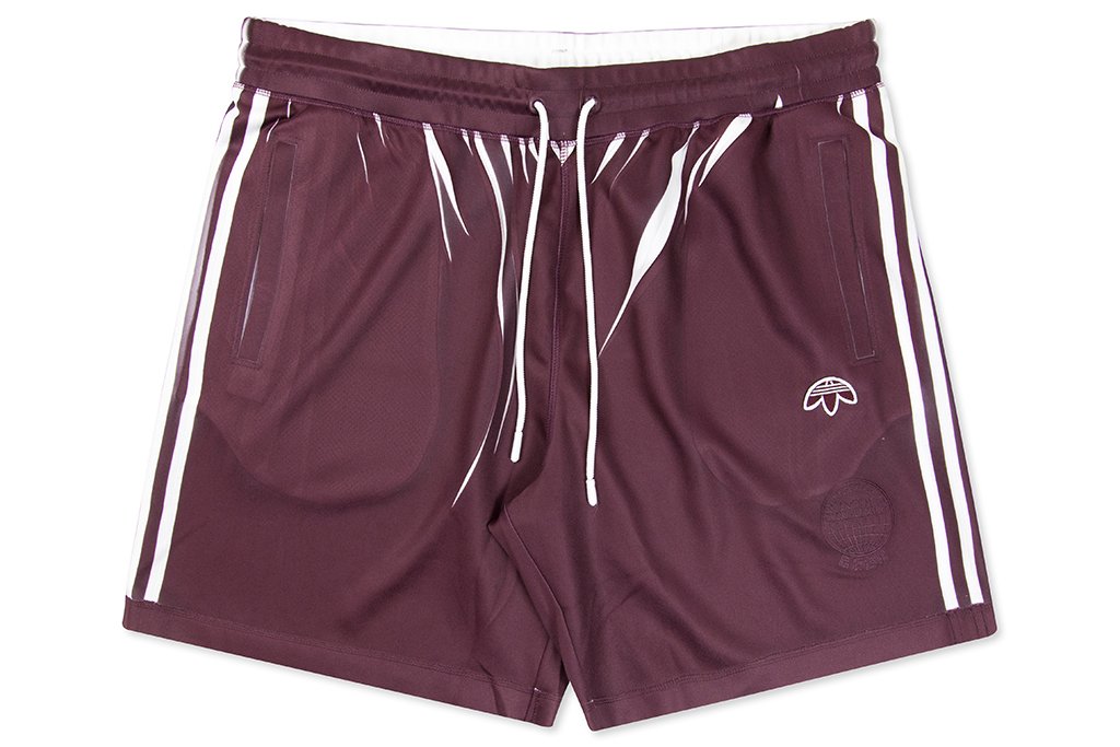 adidas Originals x Alexander Wang AW Shorts - Maroon/White