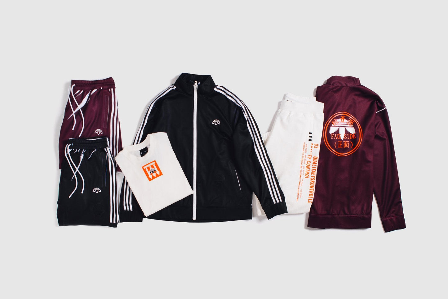 adidas Originals x Alexander Wang AW Track Top - Black/White