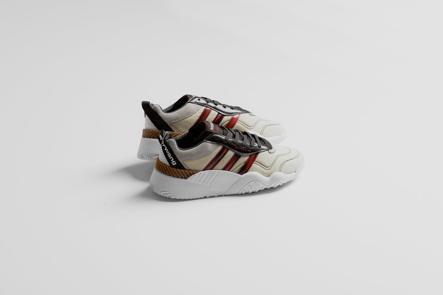 adidas Originals x Alexander Wang AW Turnout Trainer - Core Black/Light Brown/Bright Red