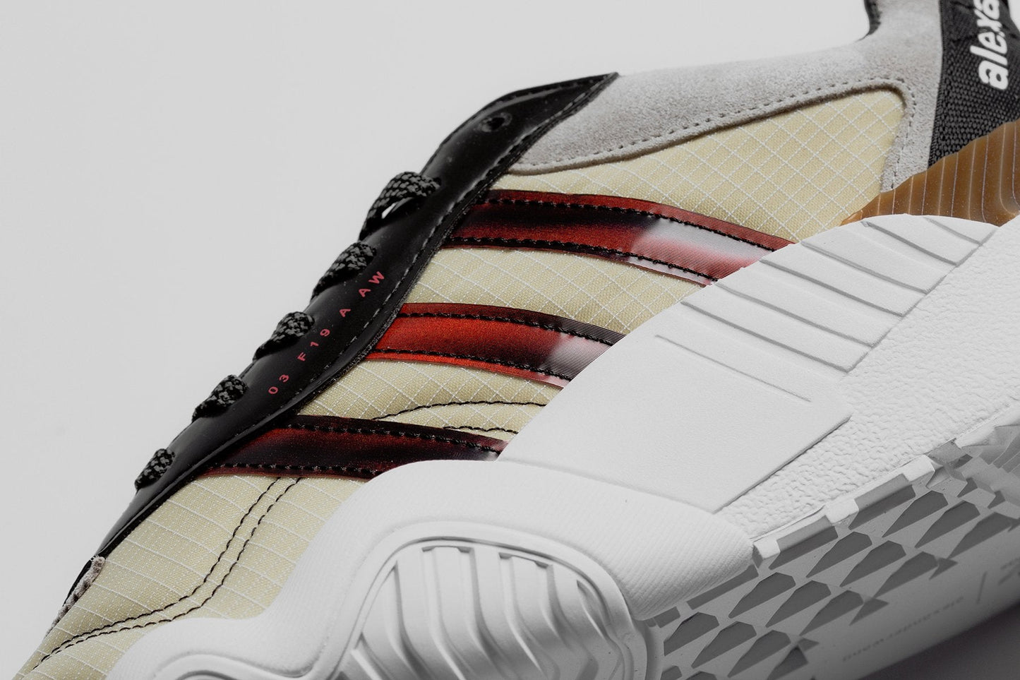adidas Originals x Alexander Wang AW Turnout Trainer - Core Black/Light Brown/Bright Red