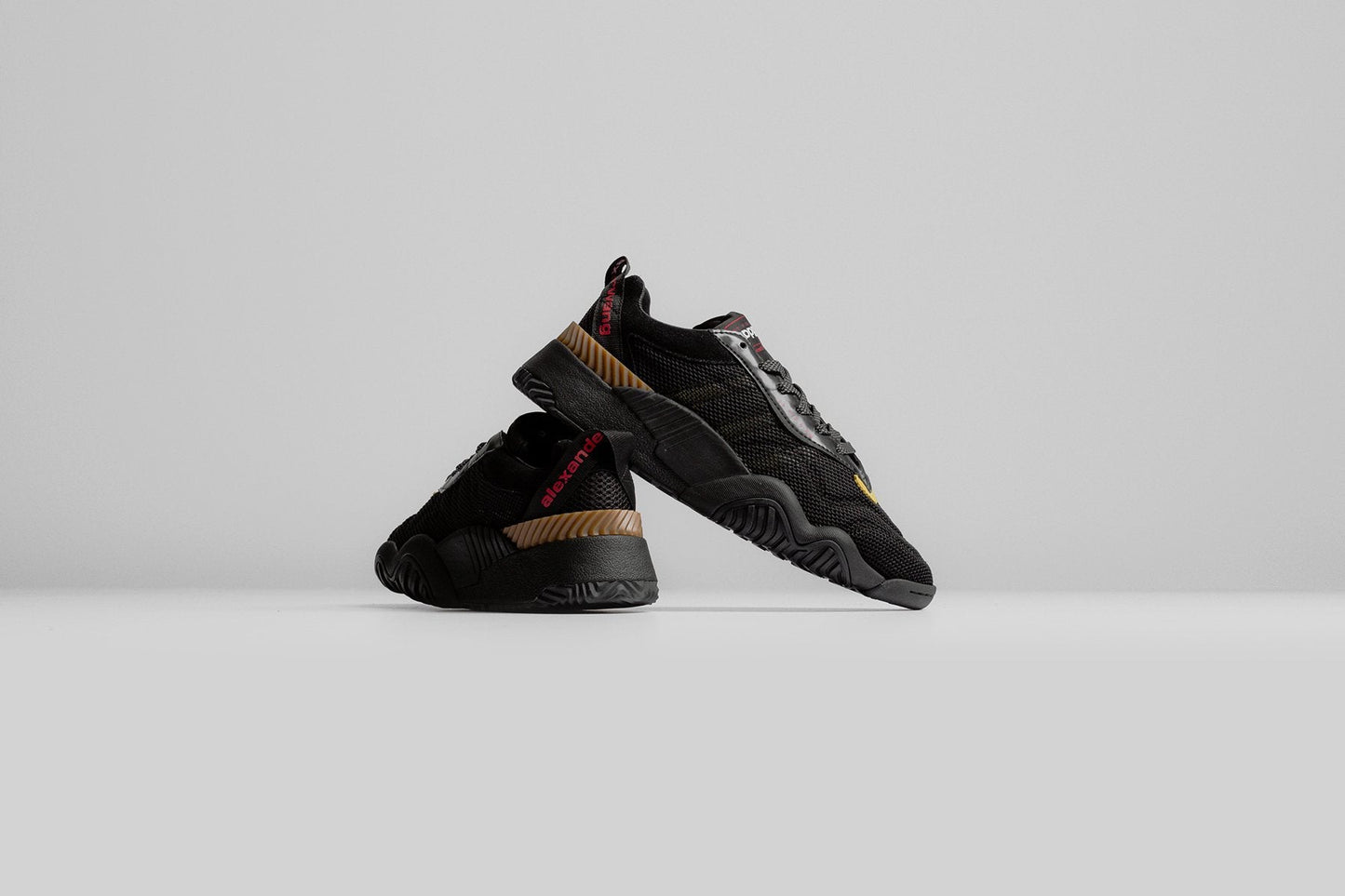 adidas Originals x Alexander Wang AW Turnout Trainer - Core Black/Yellow/Light Brown