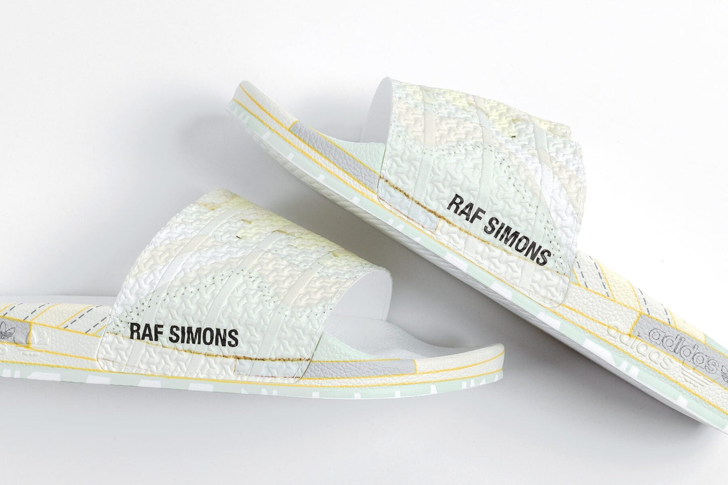 adidas Originals x Raf Simons Peach Adilette - Light Sand