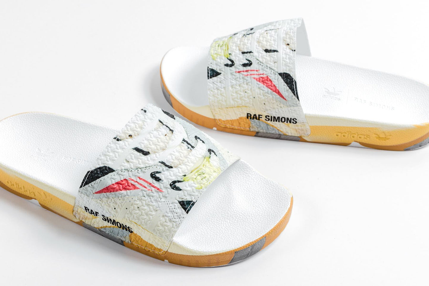 adidas Originals x Raf Simons Torsion Adilette - White