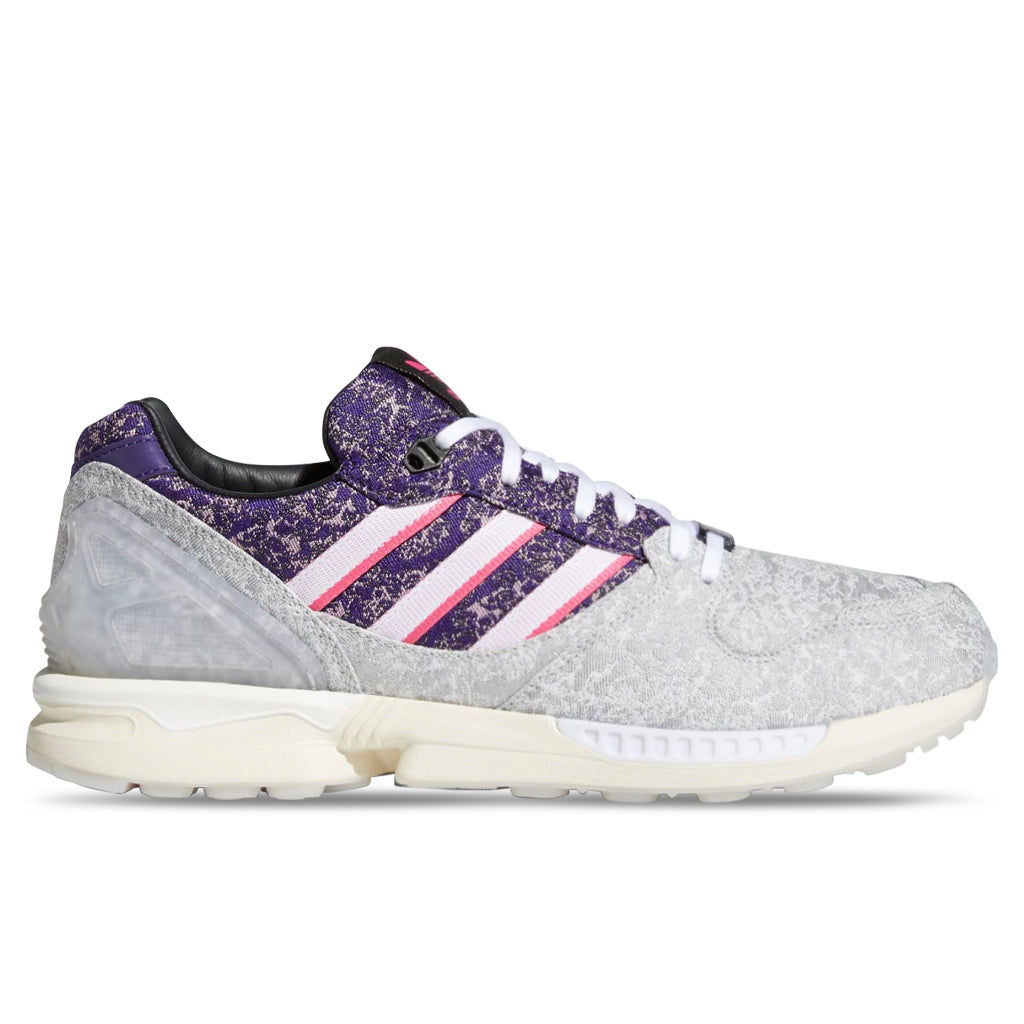 adidas Originals x Vieux Lyon V-ZX 8000 - Silver Metallic/Semi Solar Pink