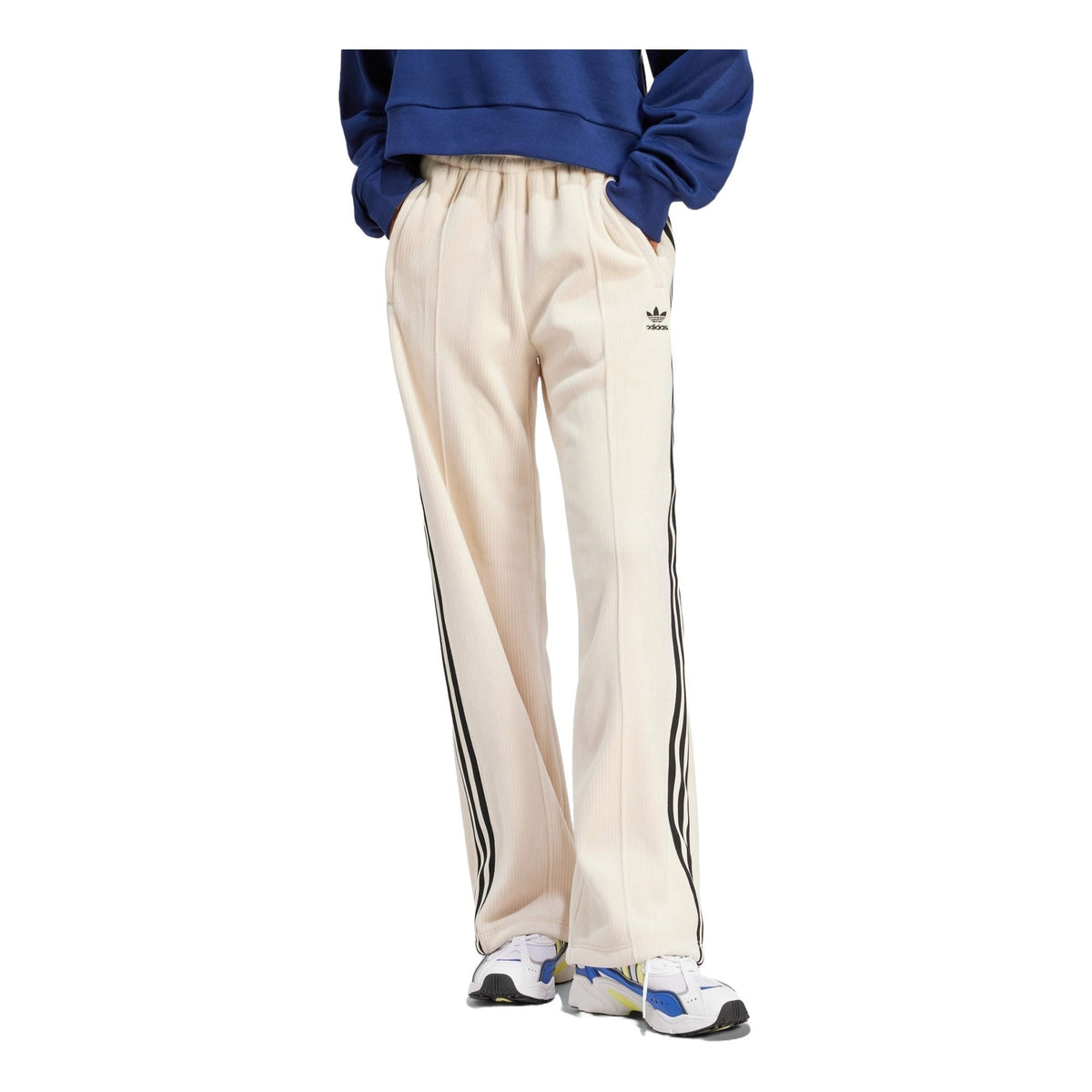 (WMNS) adidas Originals Premium Beckenbauer Luxe Track Pants Asia Sizing 'Wonder White' IY2911