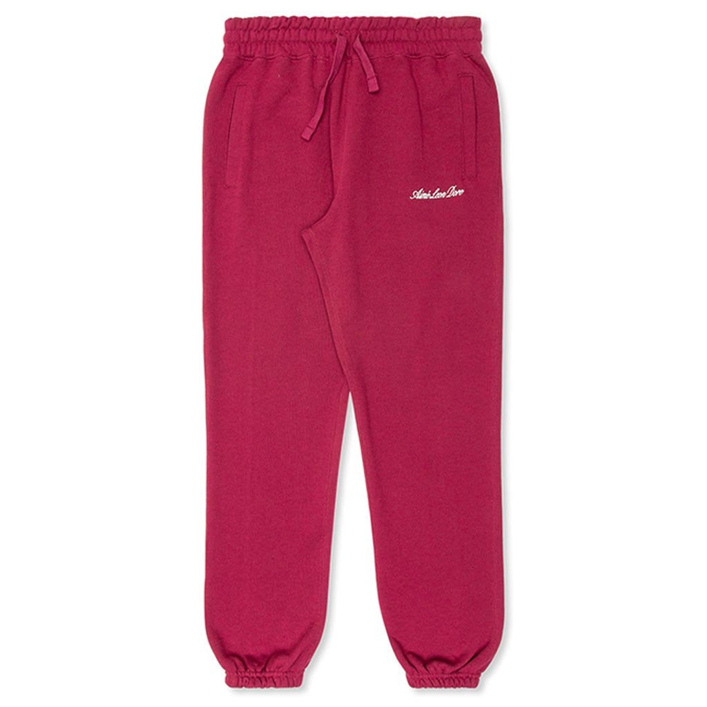 20 oz Terry Sweatpant - Red Wine