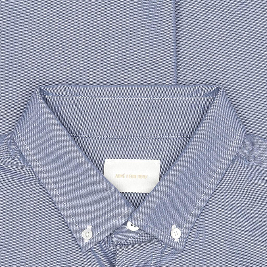 A-Wing Patch Oxford Shirt - Slate Blue