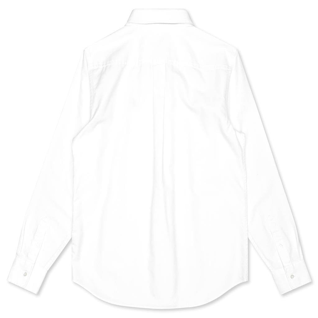 A-Wing Patch Oxford Shirt - White
