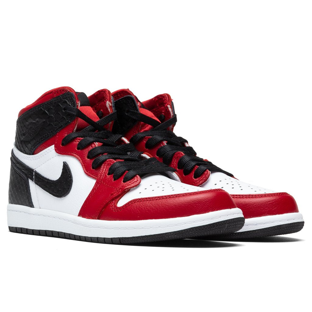 Air Jordan 1 High OG (PS) "Satin Red" - Gym Red/Black