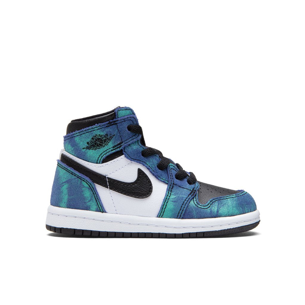 Air Jordan 1 High OG (TD) "Tie-Dye" - White/Black/Aurora Green