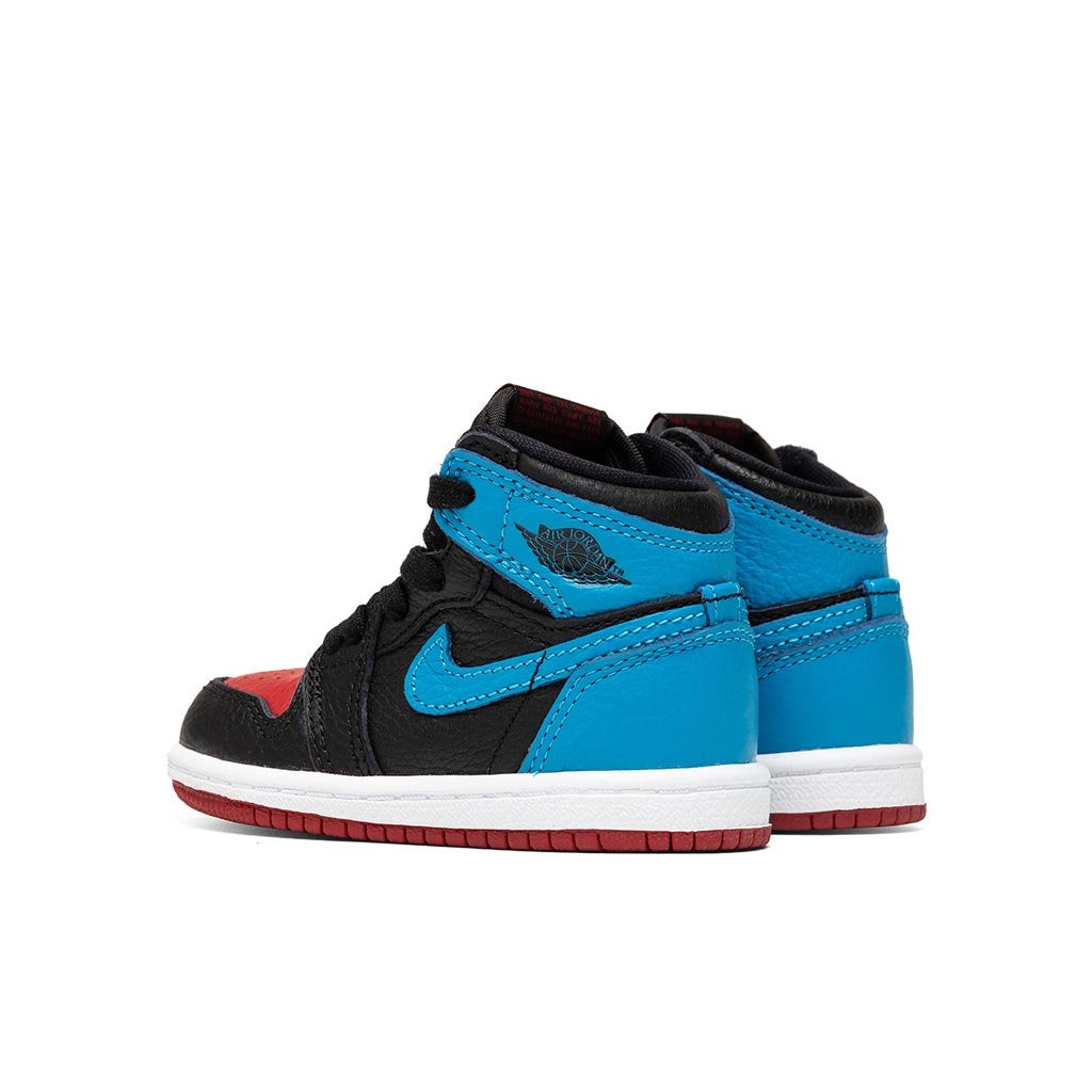 Air Jordan 1 High OG (TD) "UNC to CHI" - Black/Powder Blue/Varsity Red/White
