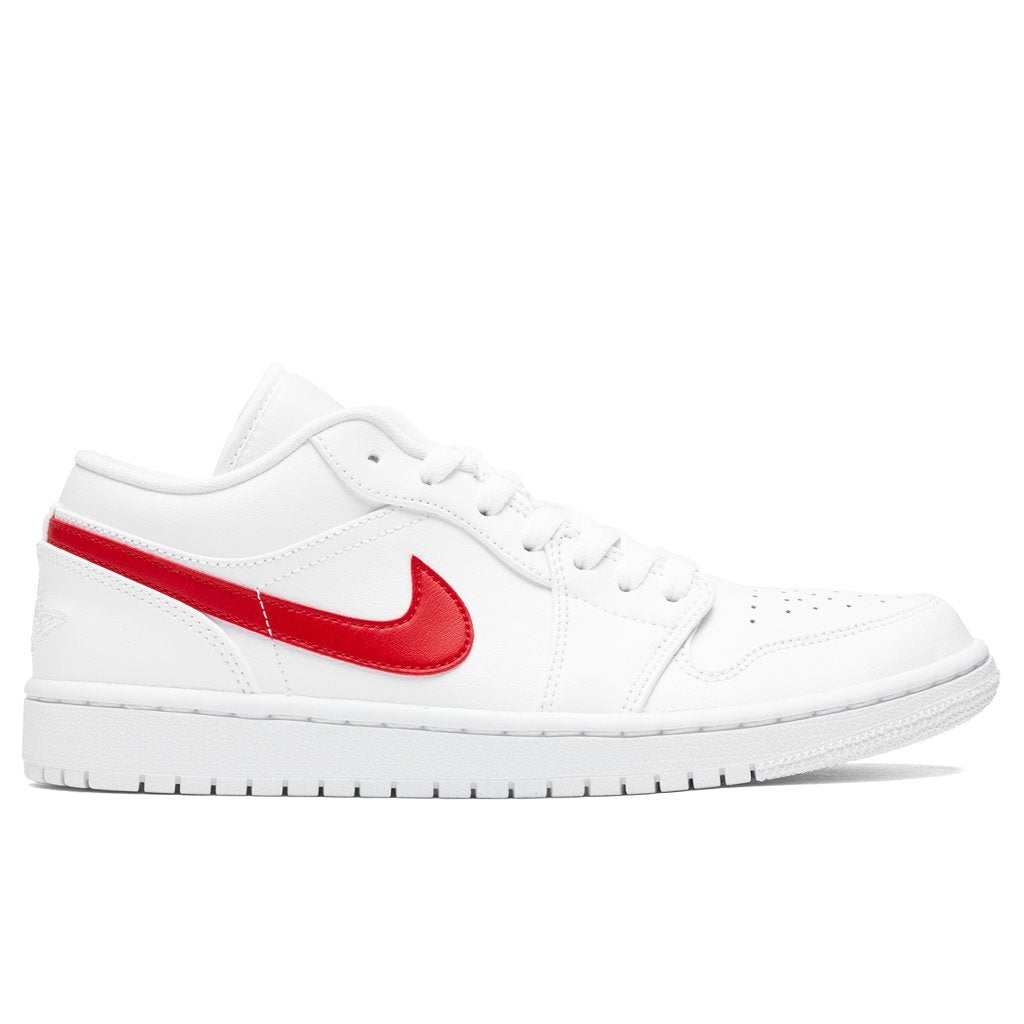 Women's Air Jordan 1 Low - White/University Red