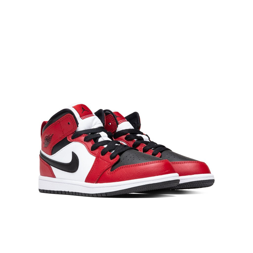 Air Jordan 1 Mid (PS) - Black/Gym Red
