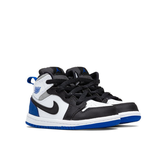 Air Jordan 1 Mid SE (TD) - White/Hyper Royal