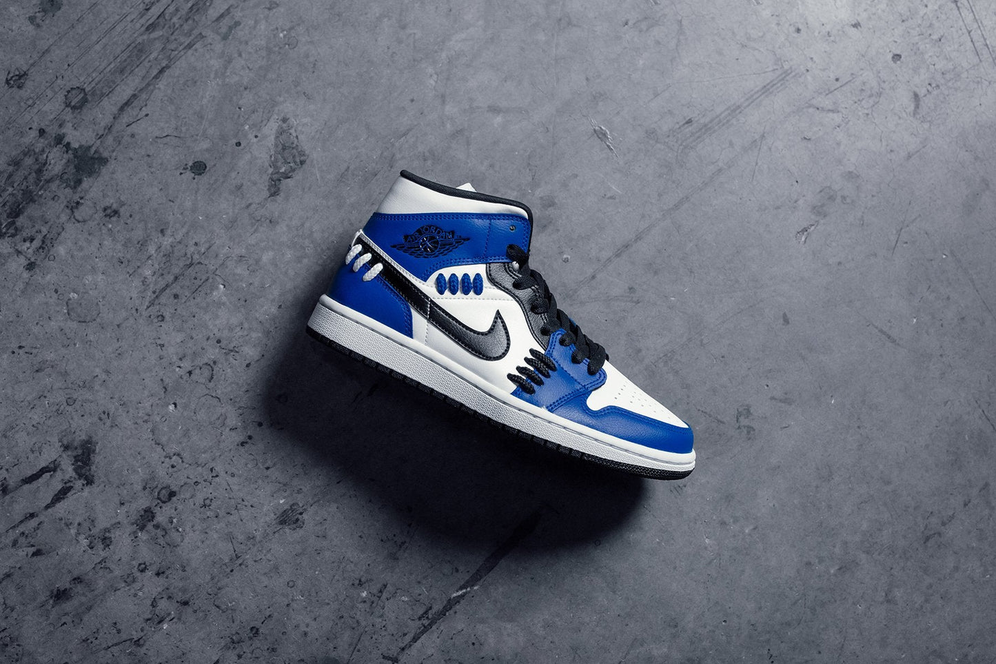Air Jordan 1 Mid SE Women's - Game Royal/Black