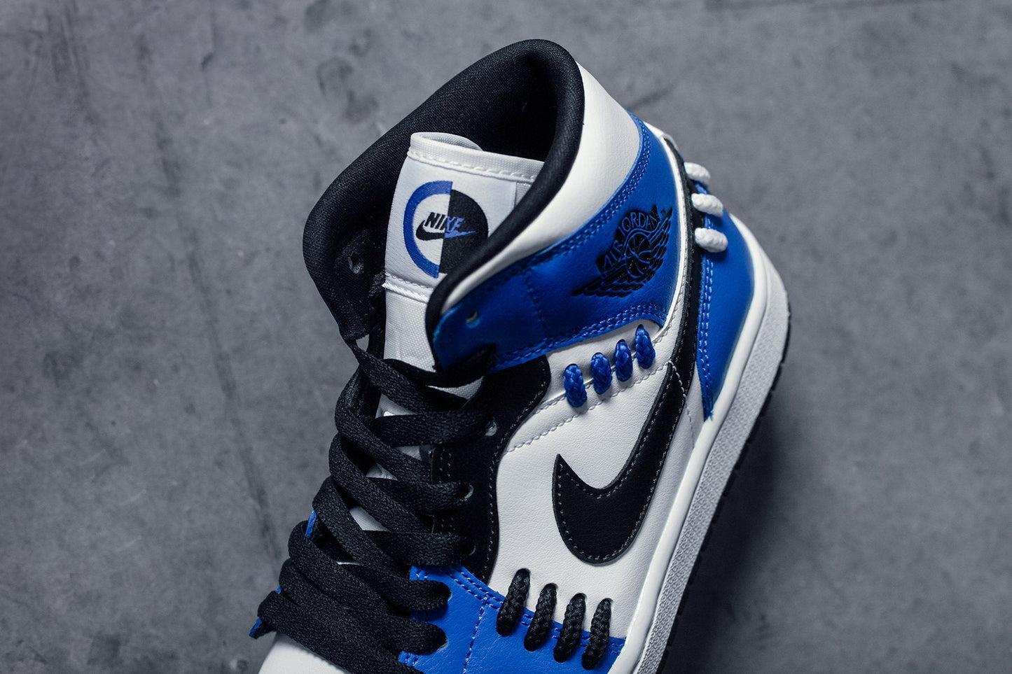 Air Jordan 1 Mid SE Women's - Game Royal/Black