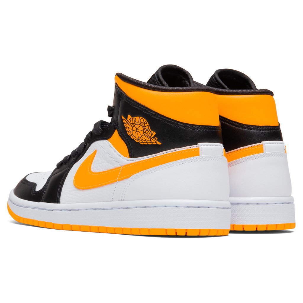 Women's Air Jordan 1 Mid SE - White/Laser Orange