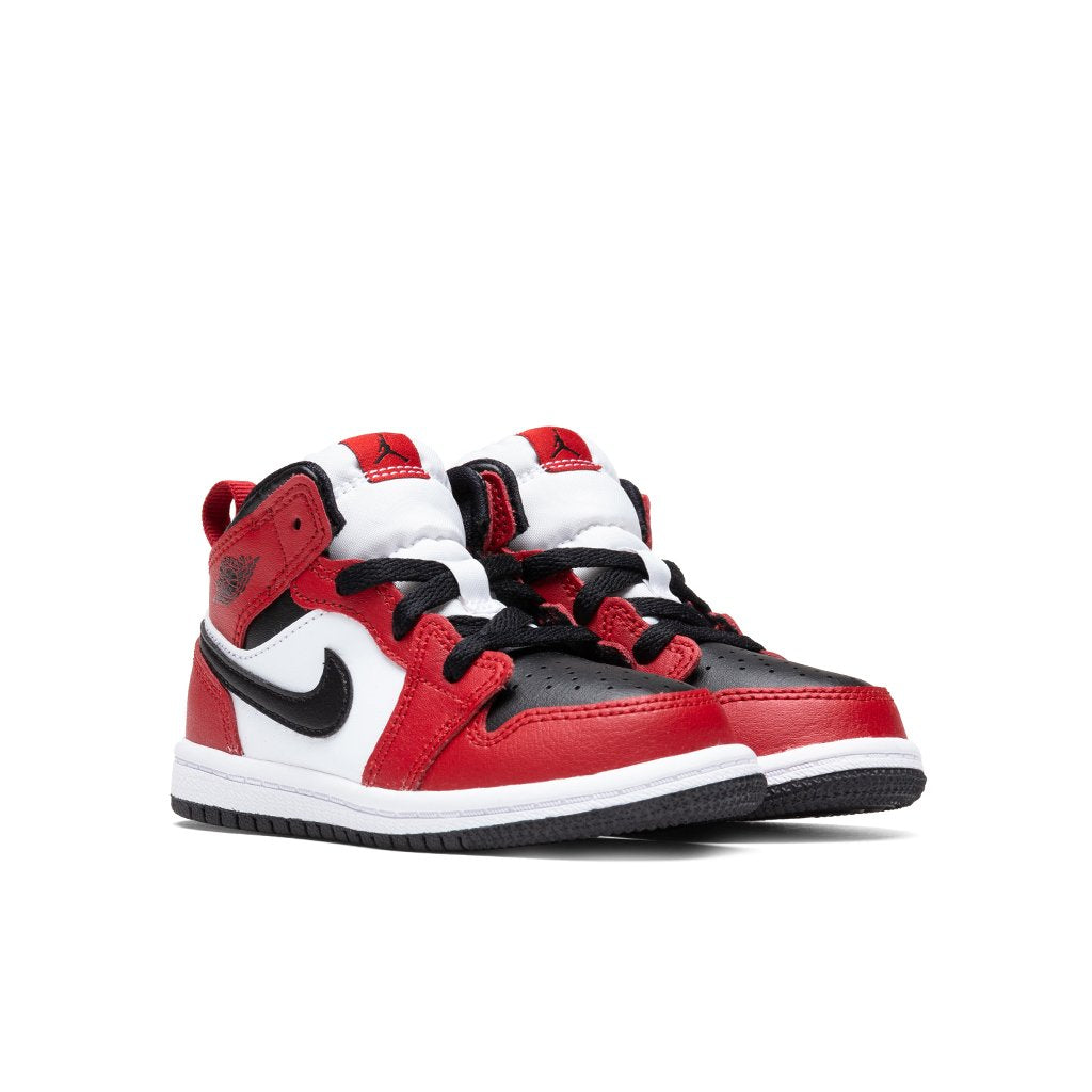 Air Jordan 1 Mid (TD) - Black/Gym Red