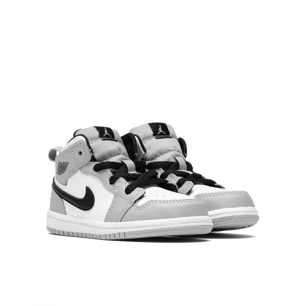 Air Jordan 1 Mid (TD) - Light Smoke Grey/Black/White