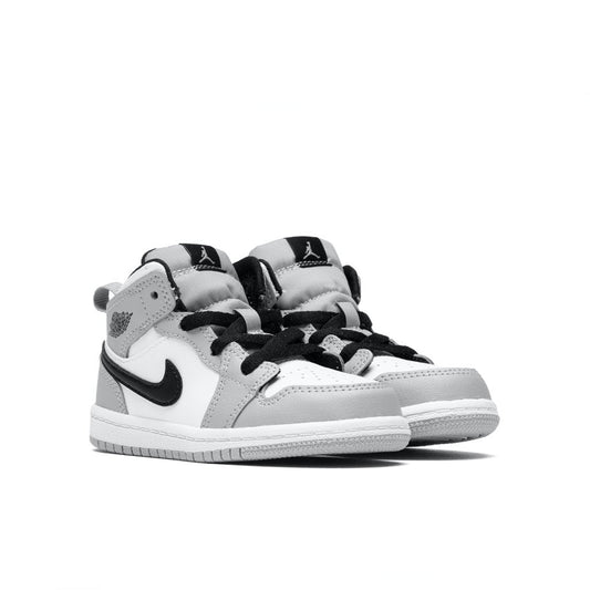 Air Jordan 1 Mid (TD) - Light Smoke Grey/Black/White