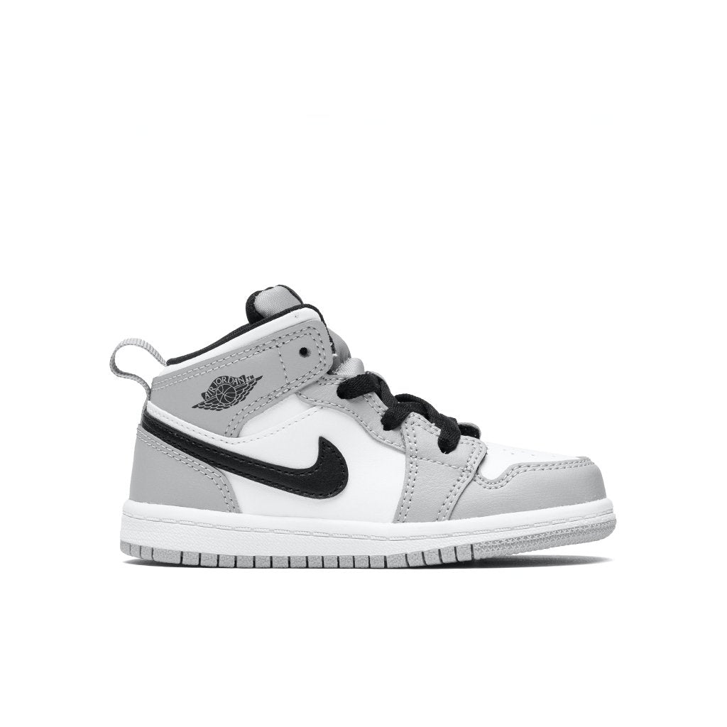 Air Jordan 1 Mid (TD) - Light Smoke Grey/Black/White