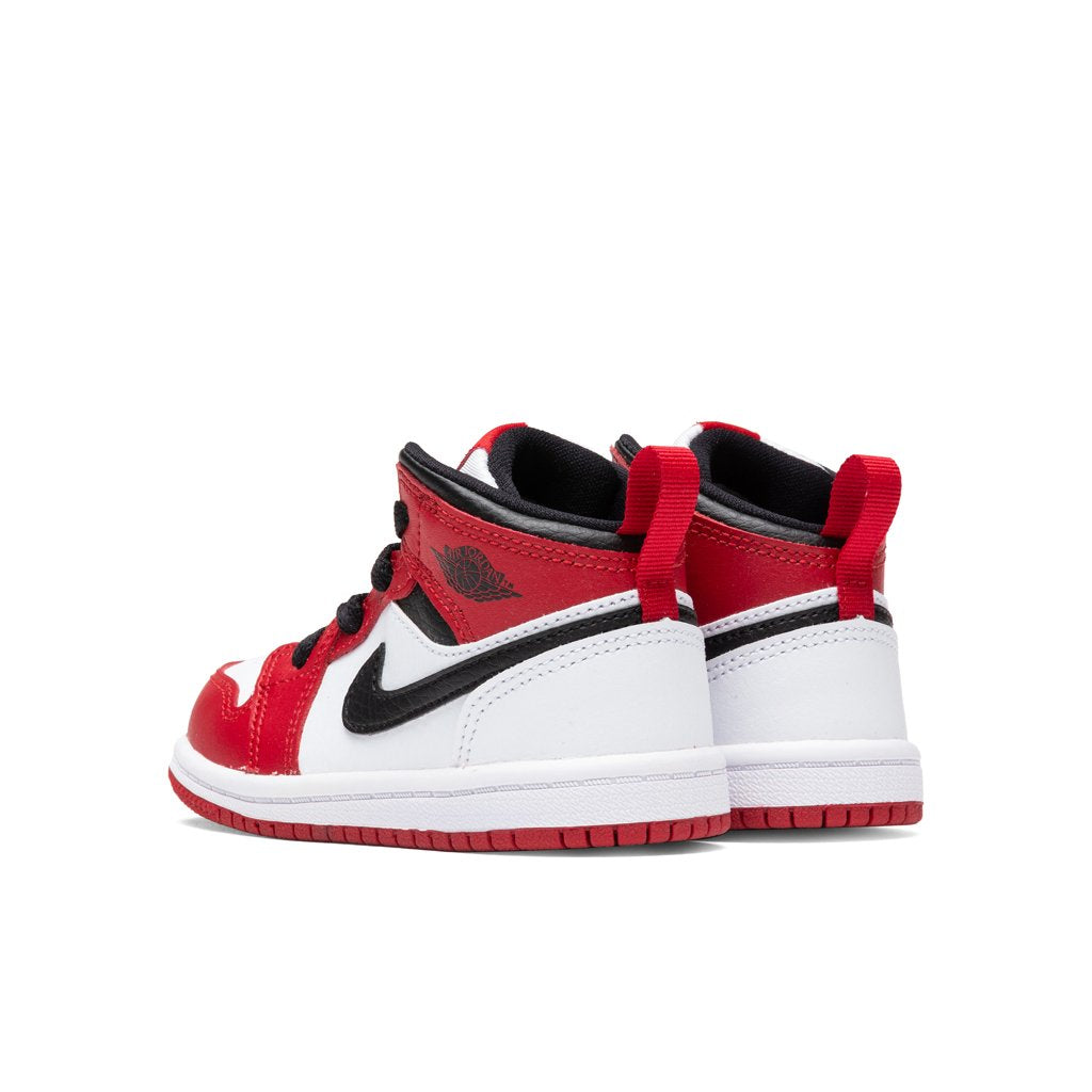 Air Jordan 1 Mid (TD) - White/Gym Red