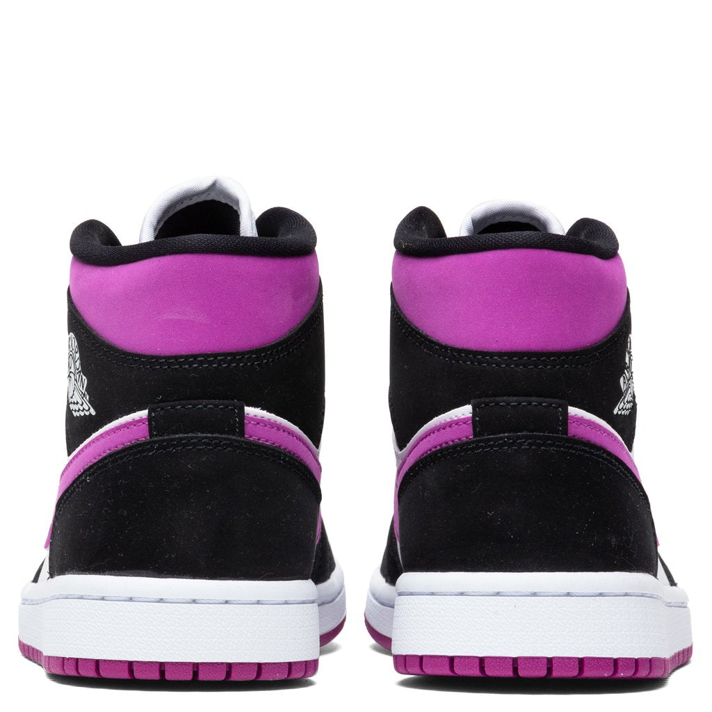 Women's Air Jordan 1 Mid - Black/Cactus Flower