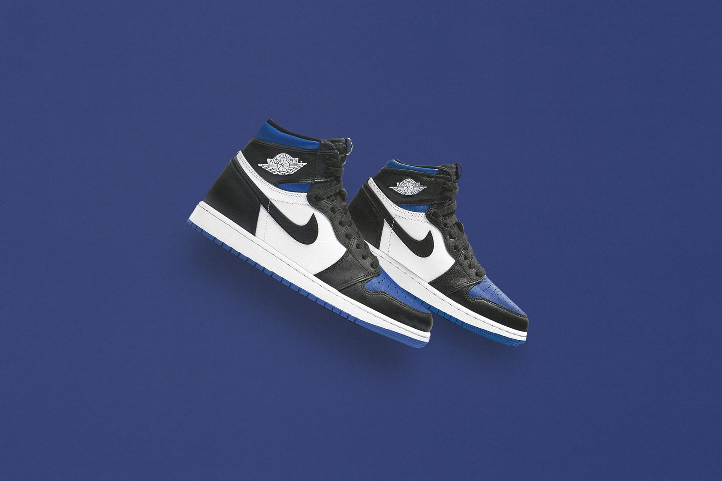 Air Jordan 1 Retro High OG (GS) "Royal Toe" - Black/White/Game Royal