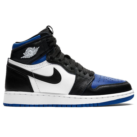 Air Jordan 1 Retro High OG (GS) "Royal Toe" - Black/White/Game Royal