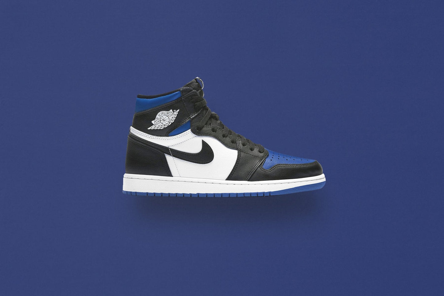Air Jordan 1 Retro High OG "Royal Toe" - Black/White/Game Royal