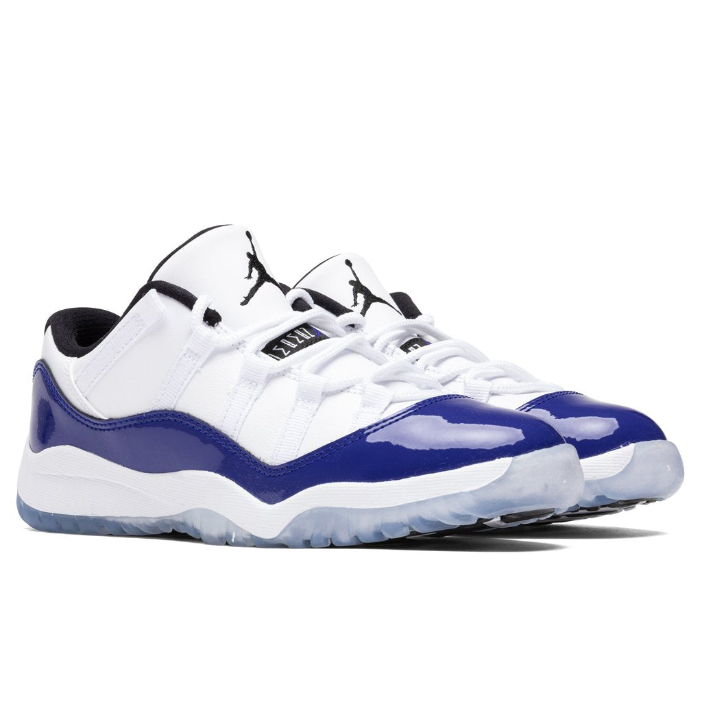 Air Jordan 11 Retro Low (PS) - White/Black/Concord
