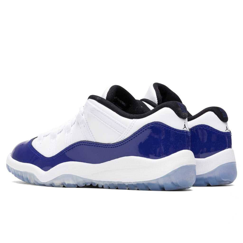 Air Jordan 11 Retro Low (PS) - White/Black/Concord