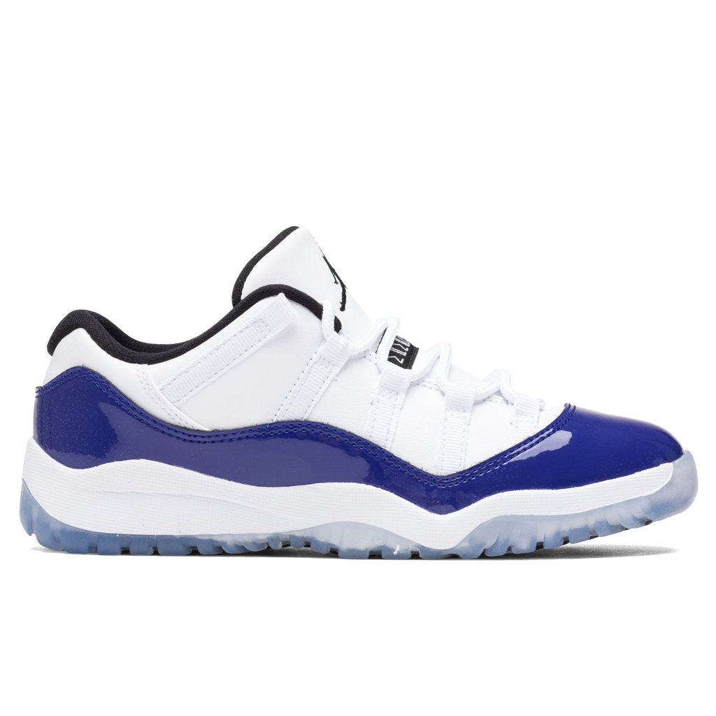 Air Jordan 11 Retro Low (PS) - White/Black/Concord