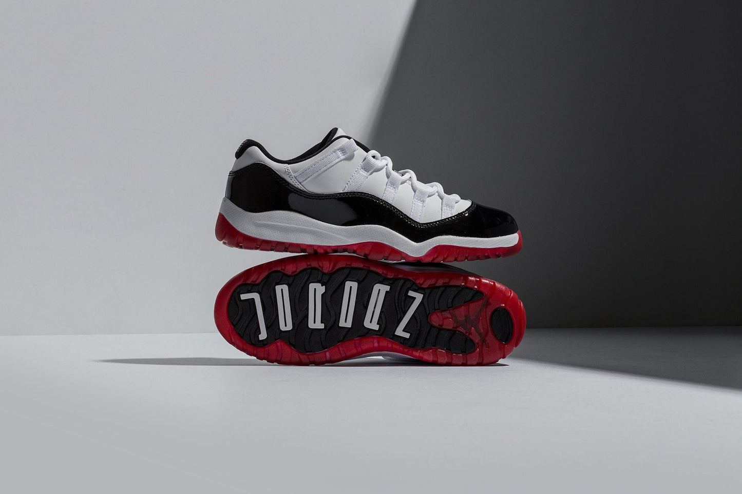 Air Jordan 11 Retro Low (PS) - White/University Red/Black/True Red