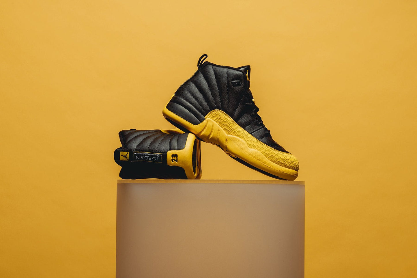 Air Jordan 12 Retro (PS) - Black/University Gold