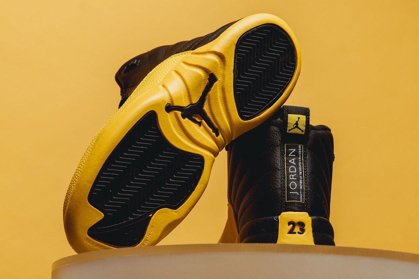 Air Jordan 12 Retro (PS) - Black/University Gold