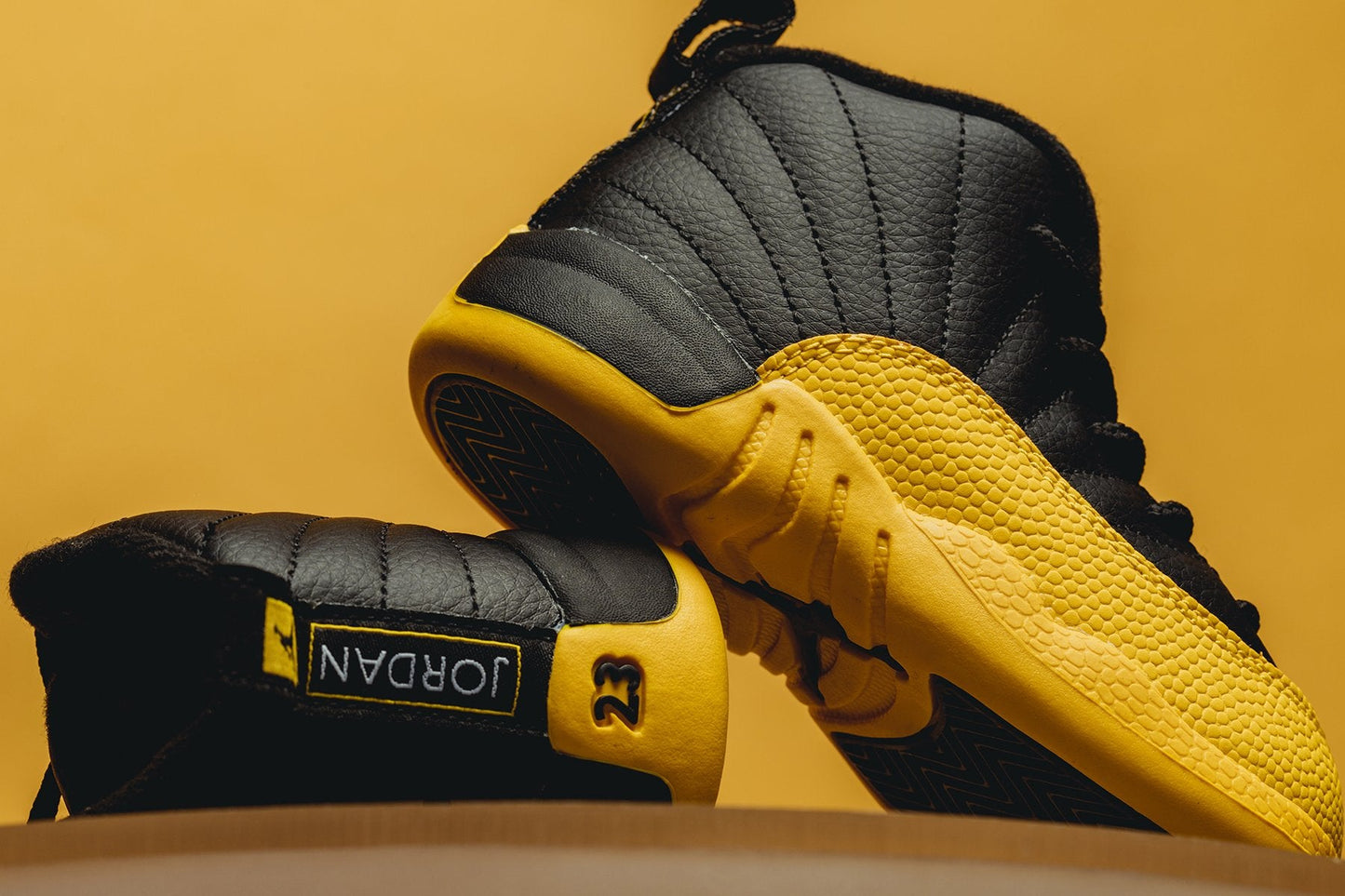 Air Jordan 12 Retro (TD) - Black/University Gold
