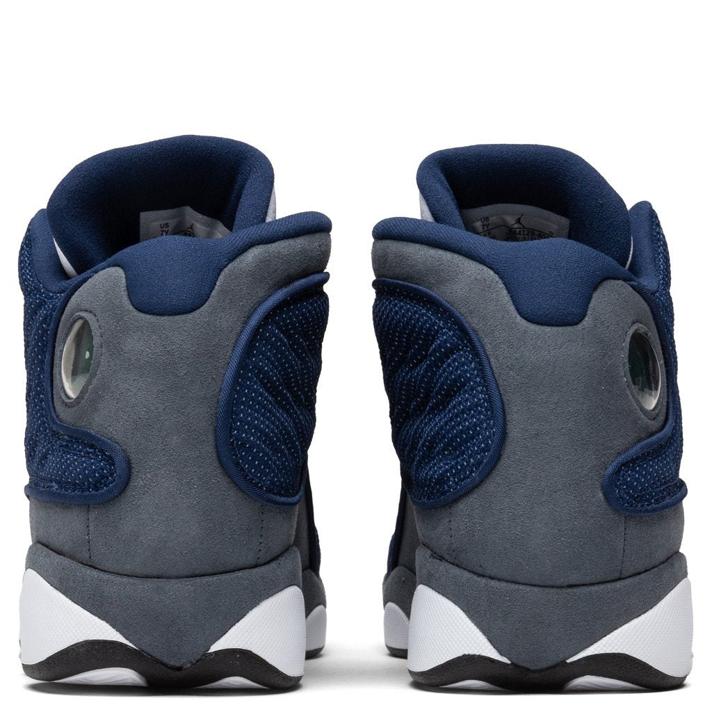 Air Jordan 13 Retro (GS) "Flint Grey" - Navy/University Blue