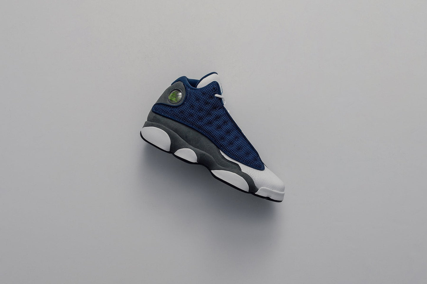 Air Jordan 13 Retro (GS) "Flint Grey" - Navy/University Blue